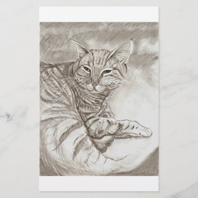 Papier Chat Kitty (Devant)