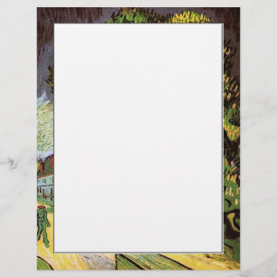 Papier Châtaigniers en fleurs, Vincent van Gogh.