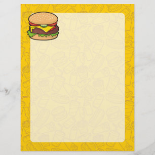 Papier Cheeseburger