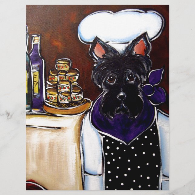 Papier Chef Terrier Écossais (Devant)