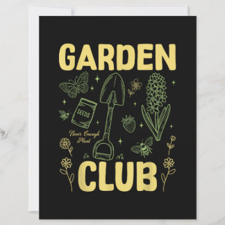 Papier Chemise Rétro Drôle Club de Jardin Mignon Amoureux