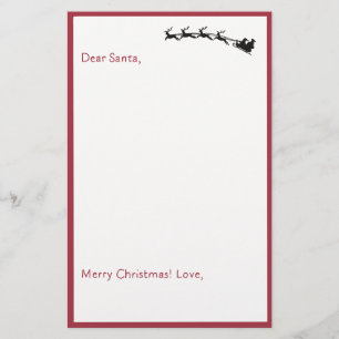 Papier Cher Père Noël - Lettre Enfants À Père Noël Non al