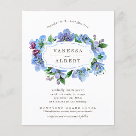 Papier Cherry Blossom Élégant cadre Mariage