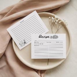 Papier Cherry Pancakes Recipe Card