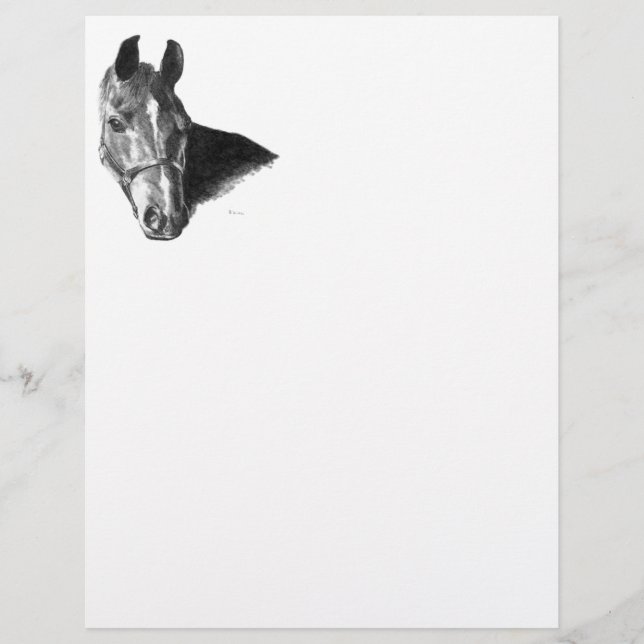 Papier Cheval de Graphite (Devant)