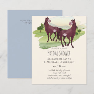 Papier Cheval Pays Thématique Western Rustic Mariage