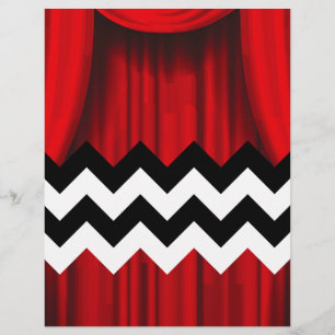 Papier chevron noir lodge