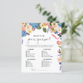 Papier Chic Garden Floral Qu'y a-t-il dans votre jeu de b