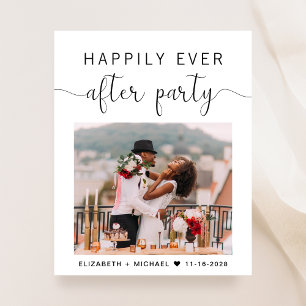 Papier Chic Photo QR Code Mariage Réception Invitation