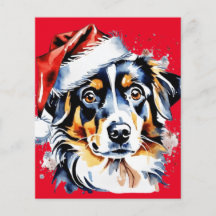 Chien de Noël mignon