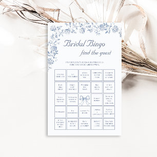 Papier Chinoiserie Bridal Bingo Trouvez Le Jeu D'Invité