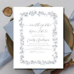 Papier Chinoiserie française Quelque chose de bleu Fête d