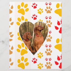 Papier Chocolat Labrador Retriever Coeurs de chien Emprei