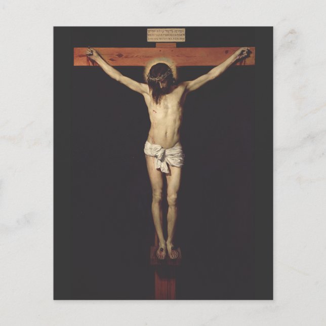Papier Christ crucifié par Diego Velazquez (Devant)
