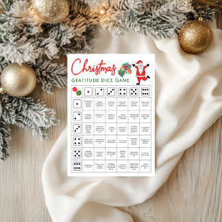 Papier Christmas Gratitude Dice Game | Holiday Gratitude