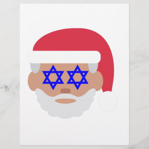 Papier christmukah santa claus emoji