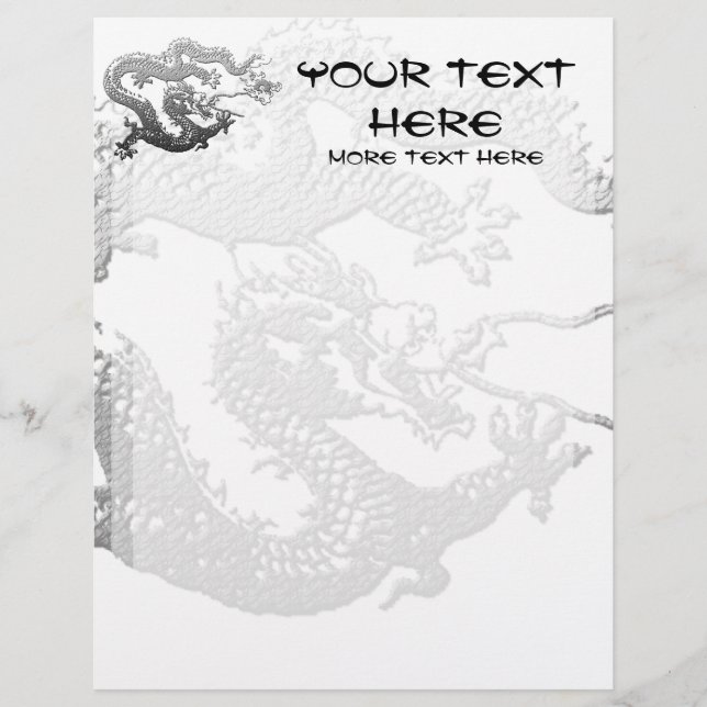 Papier Chrome Paint Dragon (Devant)