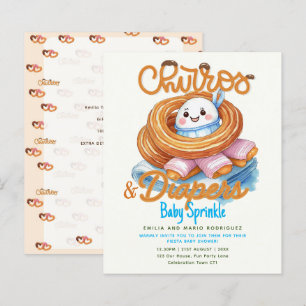 Papier Churros and Diapers Baby Sprinkle Douche BUDGET