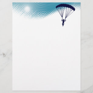 Papier ciel haute parachutisme