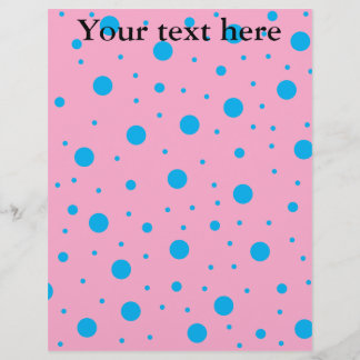 Papier Ciel rose clair bleu minuscule et grand pois