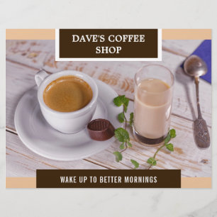 Papier Circulaire d'ouverture du grand magasin de café