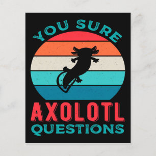 Papier Citation drôle Axolotl Axolotl Pour Anniversaire