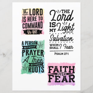 Papier Citations chrétiennes religieuses Jésus verset bib