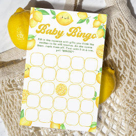 Papier Citron Baby shower bébé Bingo Jeu