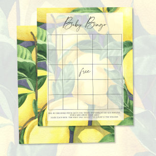 Papier Citrons - Jeu de Bingo pour bébé