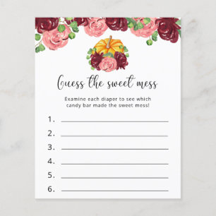 Papier Citrouille - Devinez la douceur du jeu - Baby show