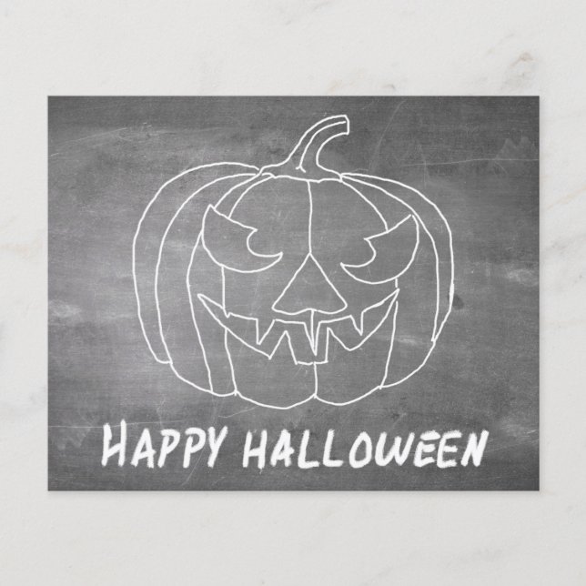 Papier Citrouille pour Halloween 3 aspect tableau (Devant)