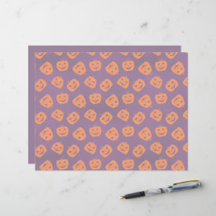 Papier Citrouilles d'Halloween sur Motif Arrière - plan v