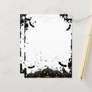 Papier Citrouilles effrayants