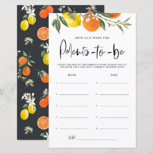 Papier Citrus Botanical Quel Âge Avaient Les Parents Jeu
