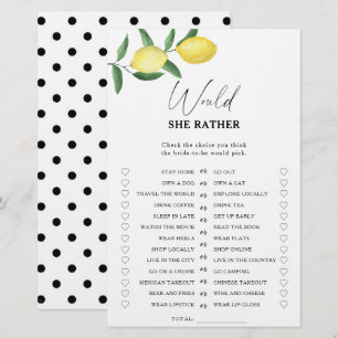 Papier Citrus Citrus citron - Elle préfère le jeu de douc