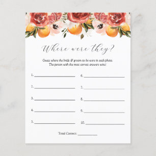 Papier Citrus et verdure où étaient-ils parties