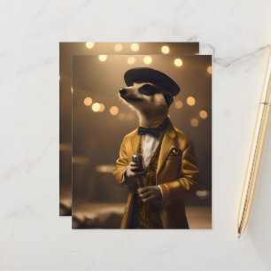 Papier "Clair de lune du suricate : la sérénade d'un croo