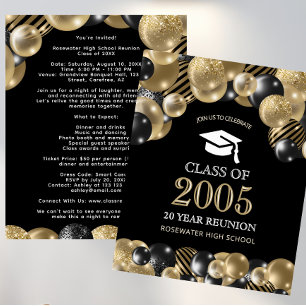 Papier Classe économique Reunion Black Gold Événements