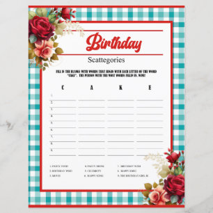 Papier Classic Blue Anniversaire Jeux