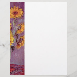 Papier Claude Monet // Tournesols
