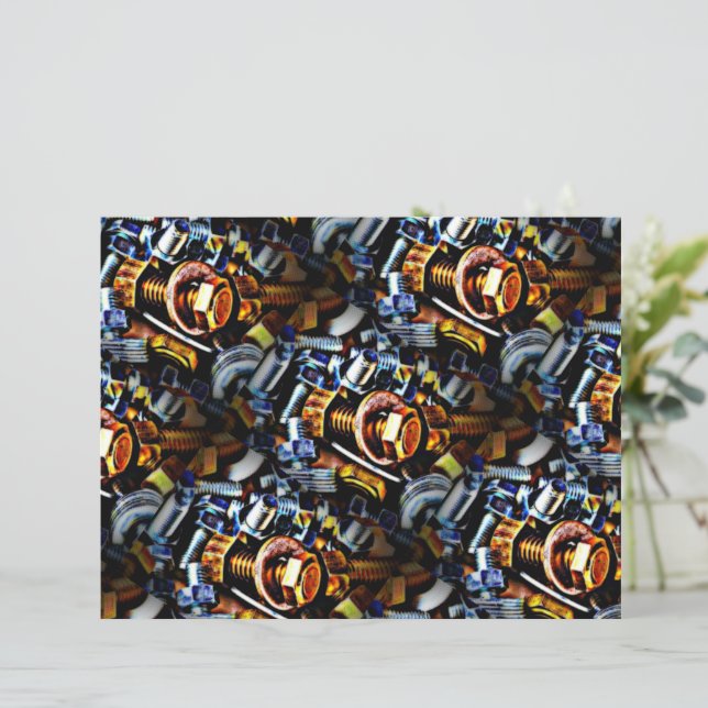 Papier Clou et boulons Pop Art Scrapbook (Debout devant)
