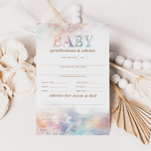 Papier Cloud Neuf Rainbow Cloud Baby shower Jeu