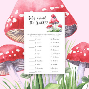 Papier coccinelle - Bébé autour du monde jeu