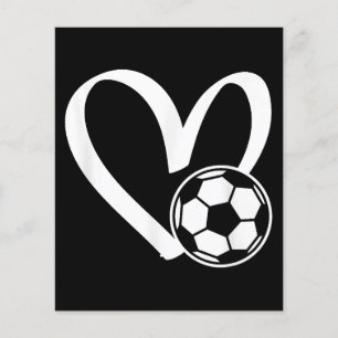 Papier Coeur de balle de football