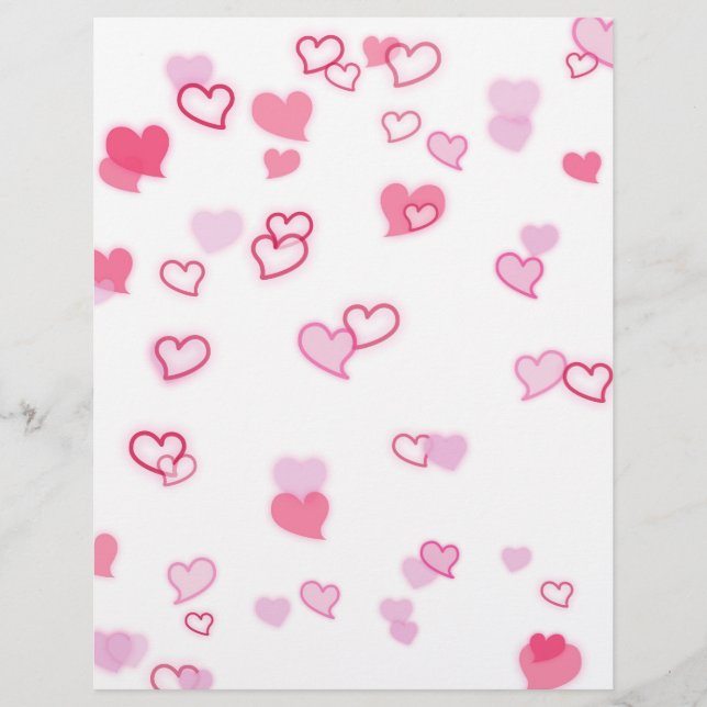 Papier Coeurs (Devant)