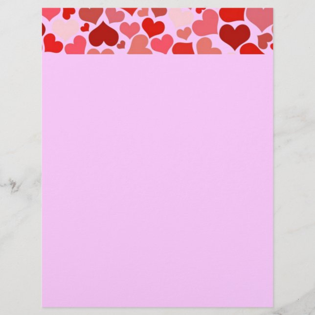 Papier Coeurs (Devant)