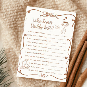 Papier Coffee Baby est en train de préparer Qui connaît l