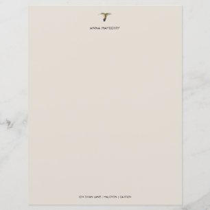 Papier Colibri d'Allen
