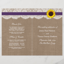 Papier Collection de Mariages de tournesol rustique - vio