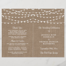 Papier Collection de Mariages Rustic Burlap
